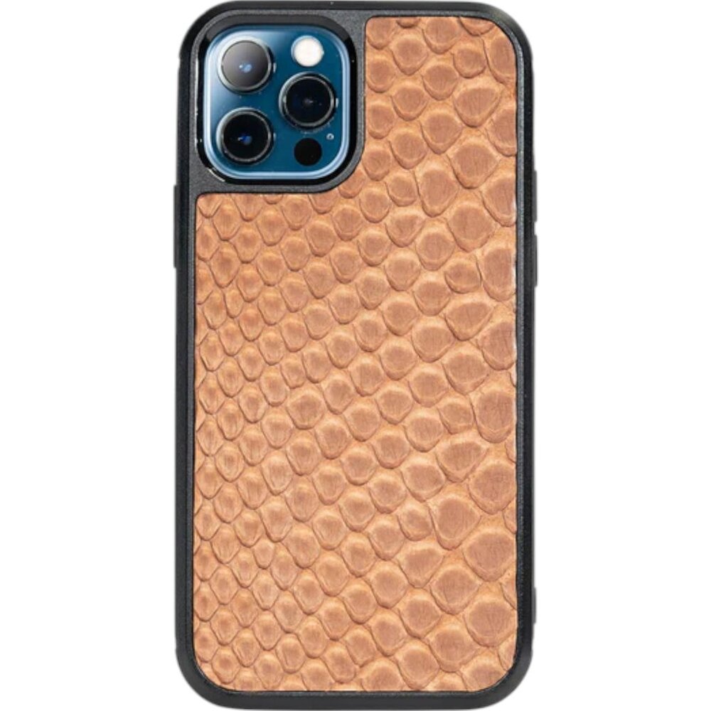 Timeless Style iPhone 12 & 12 Pro Case - Genuine Python - Old Ganal - Picture 1 of 5